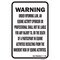 Signmission Safety Sign, 12 in Height, Aluminum, 18 in Length, 25134 A-1218-25134 - alternate 1
